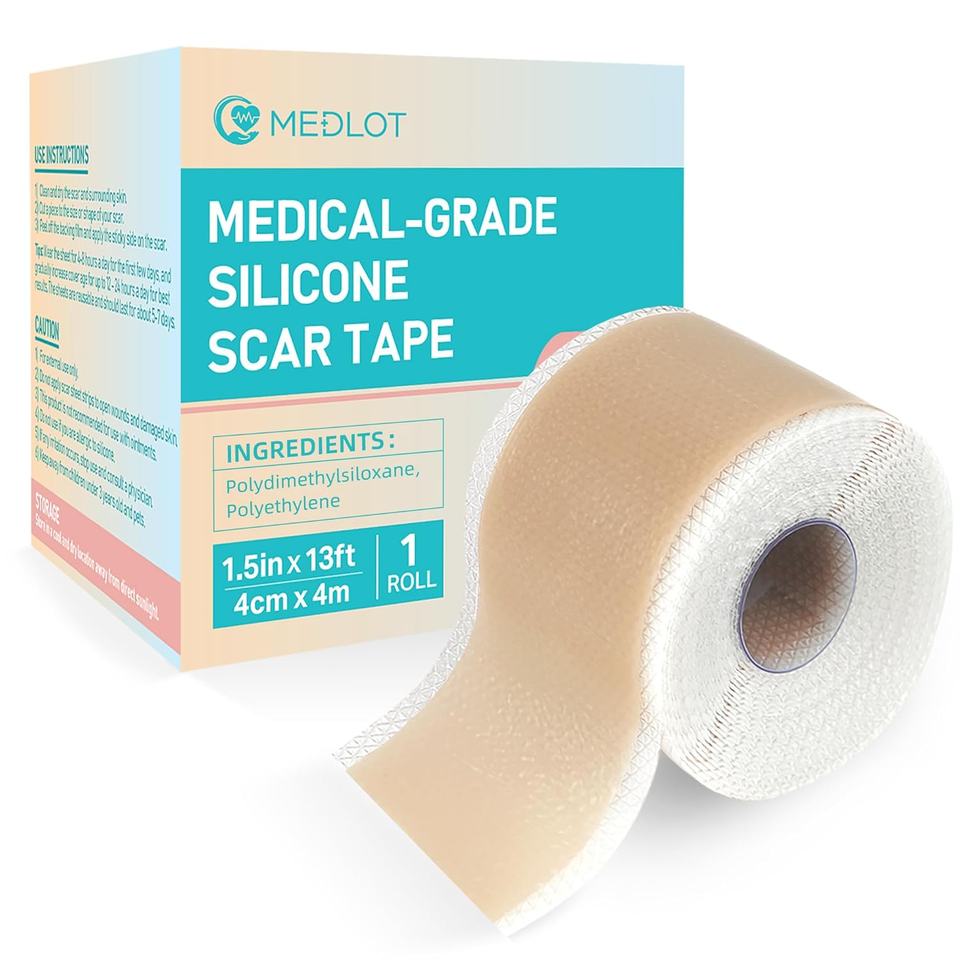Silicone Scar Sheets, 1.5” X 156” Medical Silicone Scar Tape Roll