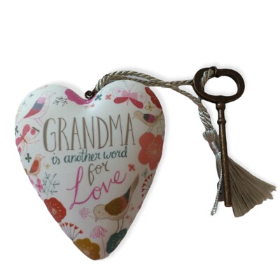 Demdaco R Jones Art Hearts Grandma Is Another Word For Love Heart Key Stand