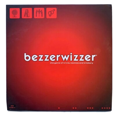 BEZZERWIZZER The Game of Trivia, Tactics, and Trickery Board Game 100% Complete