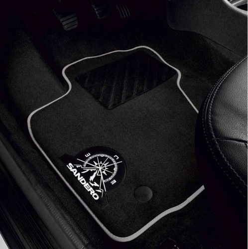 4 TAPIS DE SOL TEXTILE ORIGINAL DACIA SANDERO II 2012-2019 ADVENTURE SUR MESURE