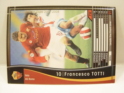 【新品未使用】ローマ｜07-08｜#10 TOTTI｜80周年記念 Panini WCCF 2007-08 Francesco Totti 1976 Italy No.10 AS Roma
