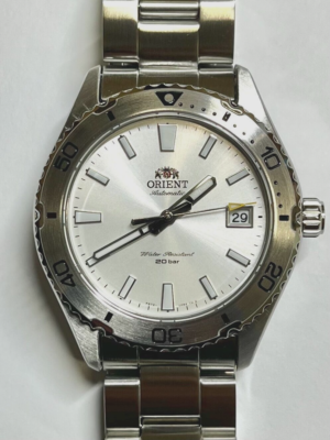 ORIENT Mako RN-AC0Q03S Sports Automatic Watch White Dial fedEx DHL