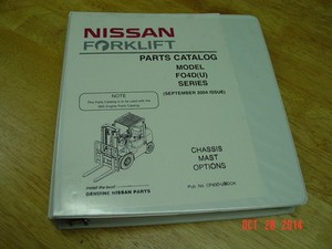 Nissan forklift parts catalog