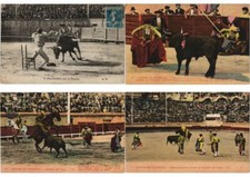 BULLFIGTHING SPORT FRANCE SPAIN 38 Vintage Postcards Mostly Pre-1970 (L5087)