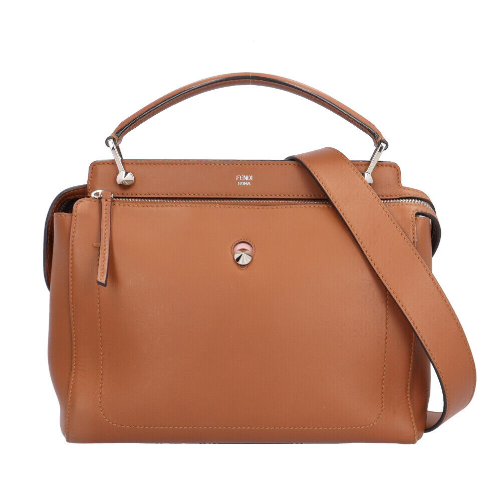 FENDI Shoulder Bag 8BN293 leather 2way Dot com used | eBay FENDI Shoulder Bag 8BN293 leather 2way Dot com used | eBay