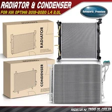 Radiator & AC Condenser Cooling Kit for Kia Optima 2019-2020 L4 2.0L Auto Trans.