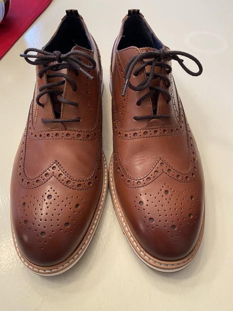 cole haan morris wingtip oxford british tan