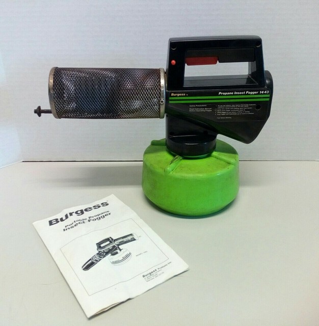 BURGESS 1443 Propane Mosquito Insect Bug Fogger * Working Preowned