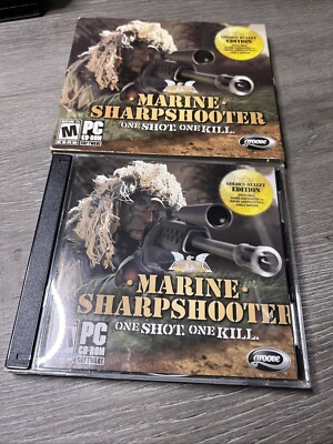 Marine Sharpshooter 1 And 2 PC CD-ROM Software Game Windows