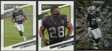 2021 Donruss Josh Jacobs No Helmet, Base & Power Formulas - ALL Three