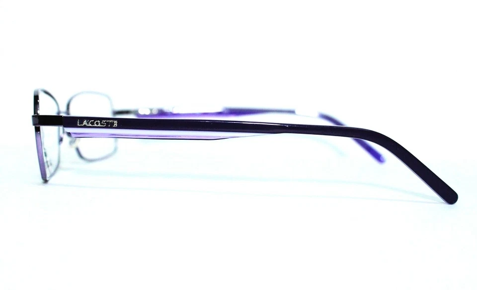 NUEVAS GAFAS LACOSTE L2144 513 PÚRPURA AUTÉNTICAS L 2144 RX 54-16-135 MM Foto 3 de 4