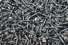 (500) Sharp Point Hex Washer 10 x 1 Self-Piercing Neoprene Sealing Screw