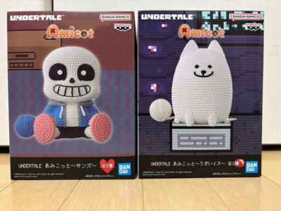 Undertale Amigurumi Sans & Annoying Dog Set Amicot BANPRESTO JAPAN