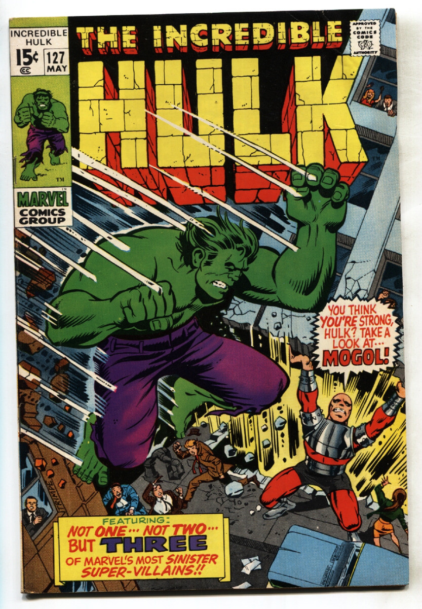 Incredible Hulk #127 1970 - Marvel -FN/VF - Comic Book | eBay