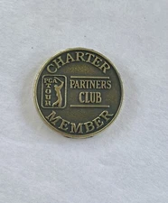 PGA TOUR GOLF PARTNERS CLUB CHARTER MEMBER GOLF BALL MARKER TOKEN COIN