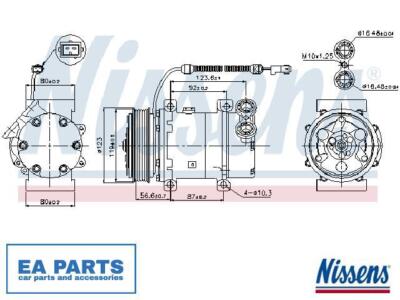 Genuine Nissens Air Conditioning Compressor 89339 Top Quality for 