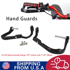 Dirt Bike Universal Hand Guards Nylon 7/8"1 1/8" Brush Handlebar Bar For Sur Ron