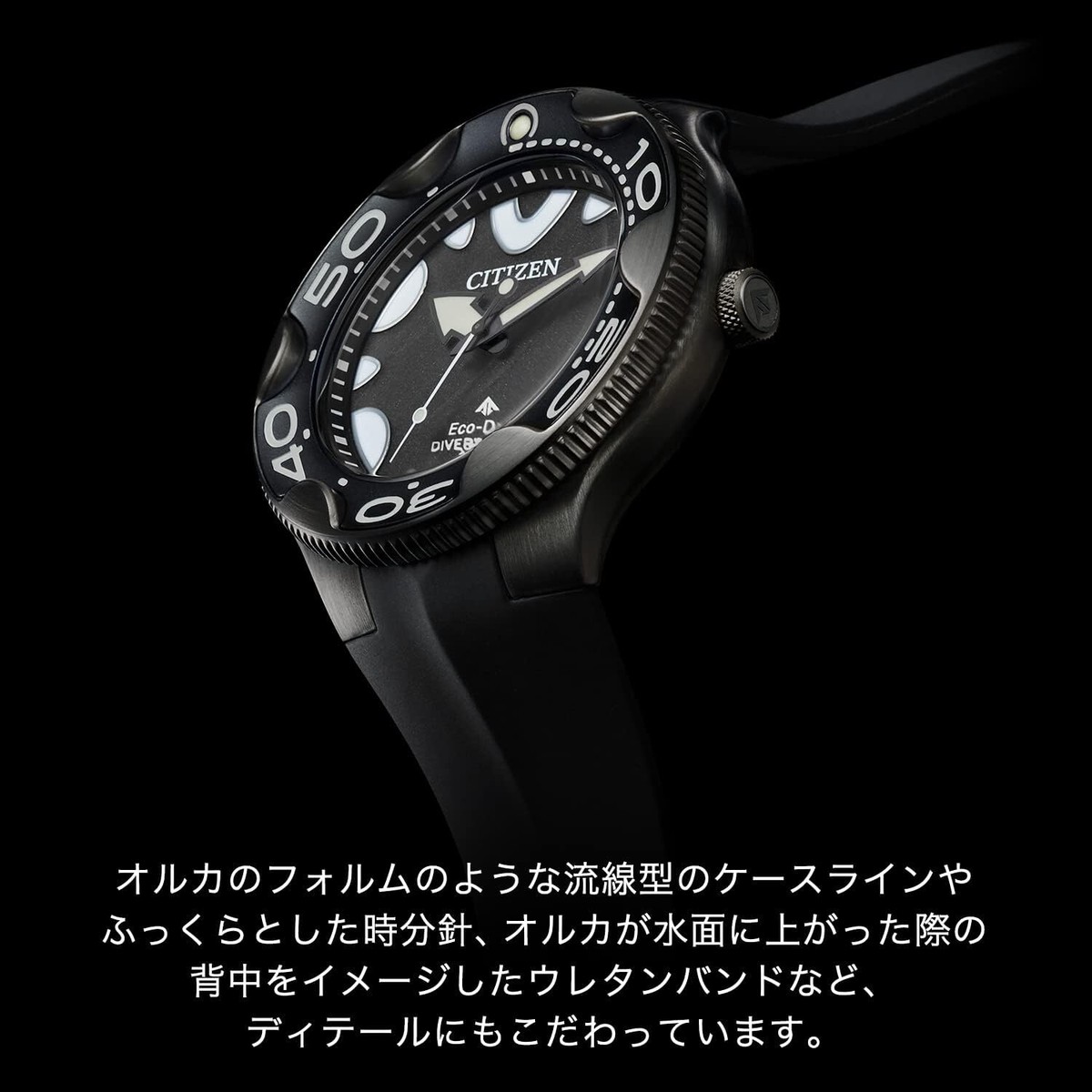 CITIZEN PROMASTER BN0235-01E SEA COLLECTION ORCA Black Watch Men
