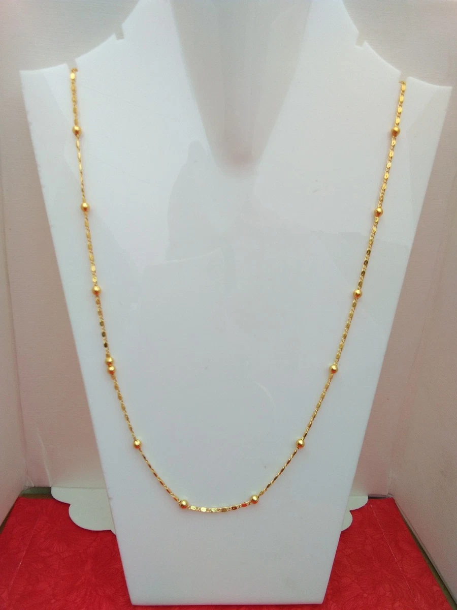 Necklace chain hot sale with balls