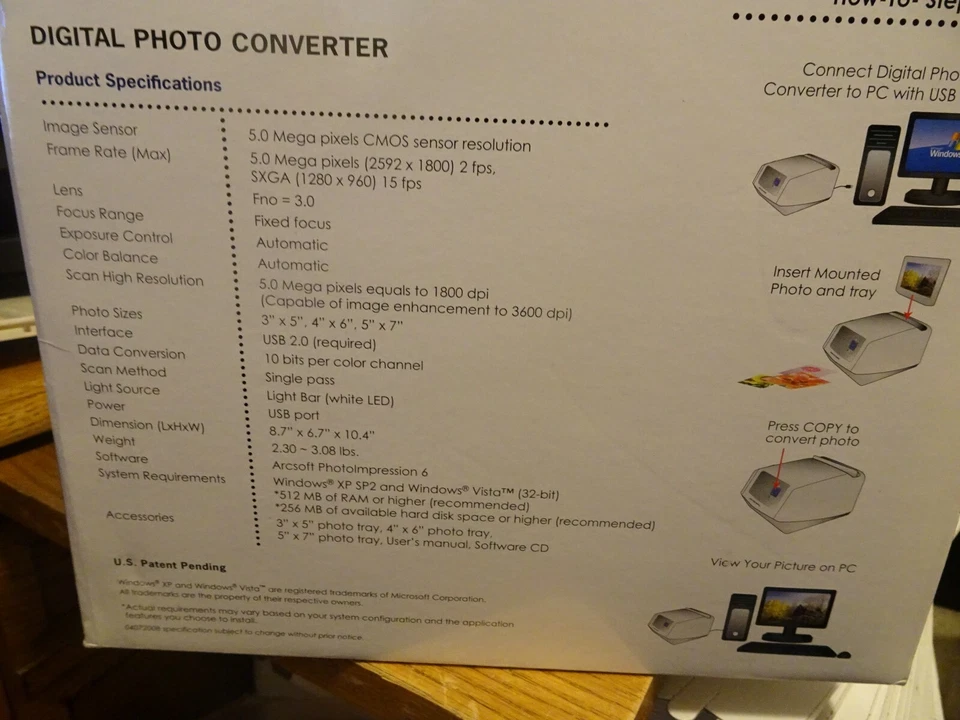 Hammacher Schlemmer Digital Photo Converter - Image 2 of 3
