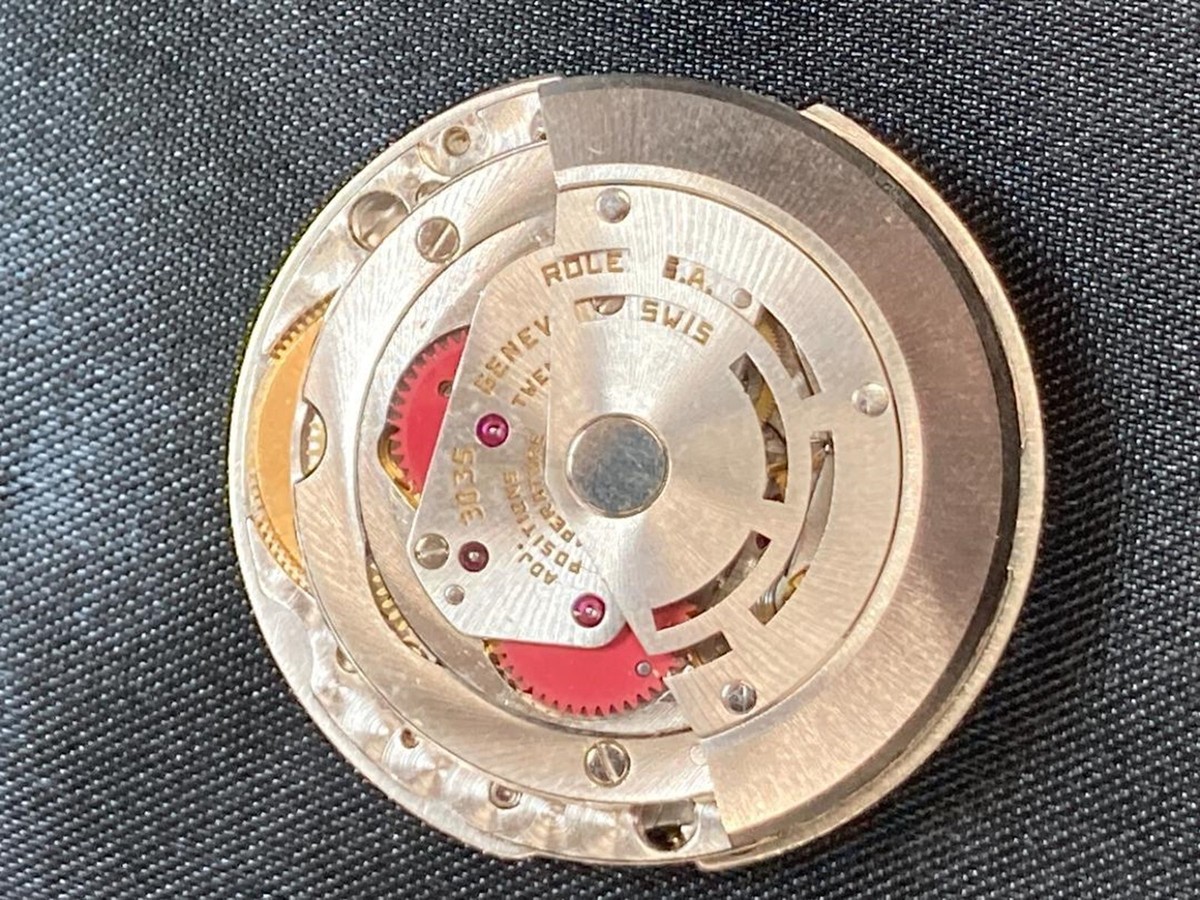 Rolex Cal. 3035 Movement Watch Hands Calendar Disc Crown Spring 