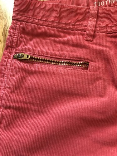 Crewcuts Girls Pants size 14 Coral Corduroy Toothpick Adjustable Waist - Picture 7 of 9