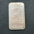 Pisces- Zodiac Series Bar-National Mint USA 1 Troy oz.999 Fine Silver