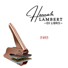 Embosser Stamp Custom Text Address Library Book Seal Wedding