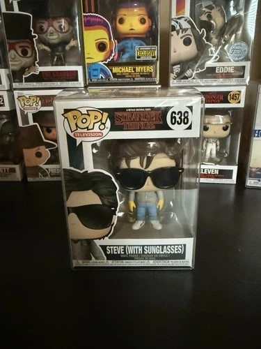 Funko Pop! Vinyl Stranger Things Steve (With Sunglasses) Figure #638 Multicolor