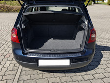 Passend für VW Golf 5 Limousine Ladekantenschutz Edelstahl Matt gebürstet Metall
