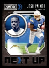 2021 Panini Playbook #NXT-JPA Josh Palmer Next Up Card Los Angeles Chargers