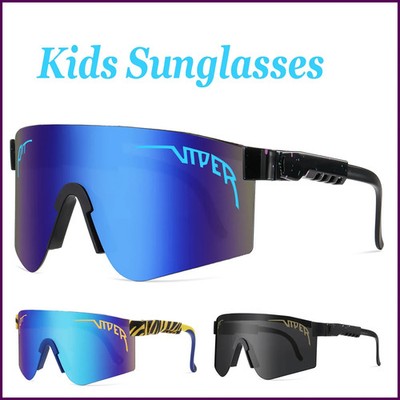 Gafas de sol UV400 para niños y niñas, para deportes al aire libre, pesca, sol