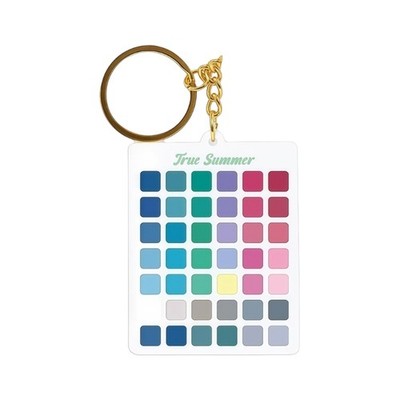 Color Matching Keyring Seasonal Palette Keyring For Personal Style Enhancement