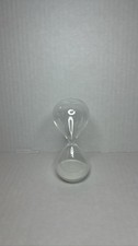 Clear Glass Hourglass Sand Timer White Sand M...