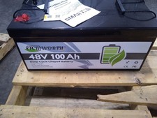 48V 100Ah LiFePO4 Lithium Battery 5120Wh Smart 200A BMS For Solar RV Golf Carts