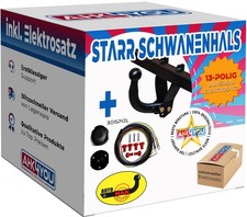 ANHÄNGERKUPPLUNG für Dacia Logan Limousine 04-12 AHK starr + 13-polig E-Satz ABE