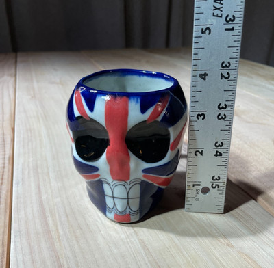 Puckator Style Union Jack Skull Ceramic Novelty Gothic Coffee Mug British Flag
