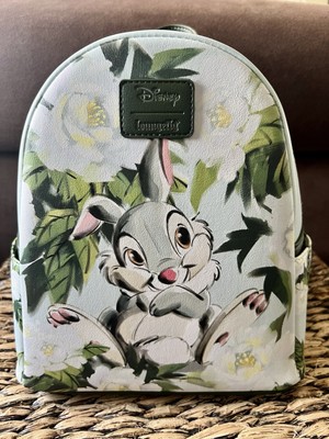 Loungefly Thumper Floral Mini Backpack - Mint, White, Green Springtime is in full bloom ? and we are so excited to  main image 4