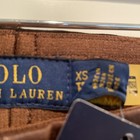 Polo Ralph Lauren Lambskin Skinny Pants Leggings Brown sz S $998 Zip bottom — photo 4