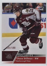 2022-23 Upper Deck CHL Exclusives 31/100 Chase Stillman #23 19wb