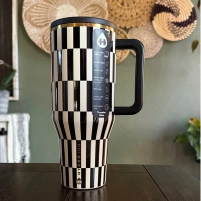 #ad NEW Hydro Jug Traveler 40oz Insulated Stainless Steel Tumbler Handle Flip Straw $45.99