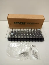 States C-25012 12-PoleTerminal Block 50A 600V 235962 - New In Box