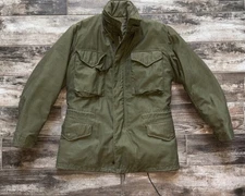 KOREAN Vietnam WAR US ARMY ALASKAN COMMAND M-1951 FIELD JACKET OG-107 Lined Hood