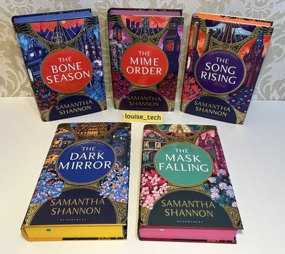 The Bone Season 1-5 by Samantha Shannon SIGNED The Broken Binding FULL SET  