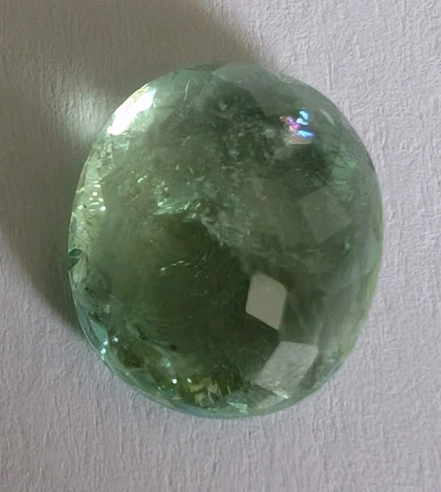 7.94 ct. Paraiba Turmalin Edelstein Oval Schliff Schmuck - Bild 4 von 4