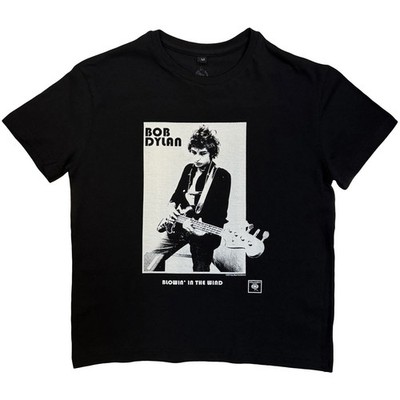 Bob Dylan Kinder T-Shirt: Blowing In The Wind (schwarz) OFFICIAL NEU