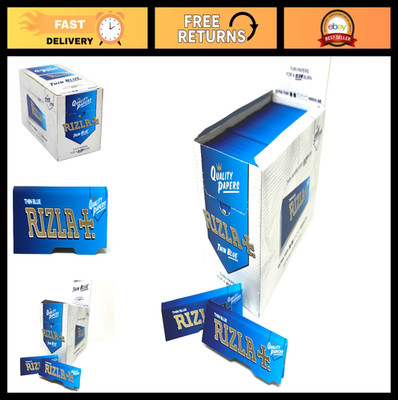 Premium Rolling Papers - Rizla Blue, Ultra Thin, Perfect for Smooth Rolling