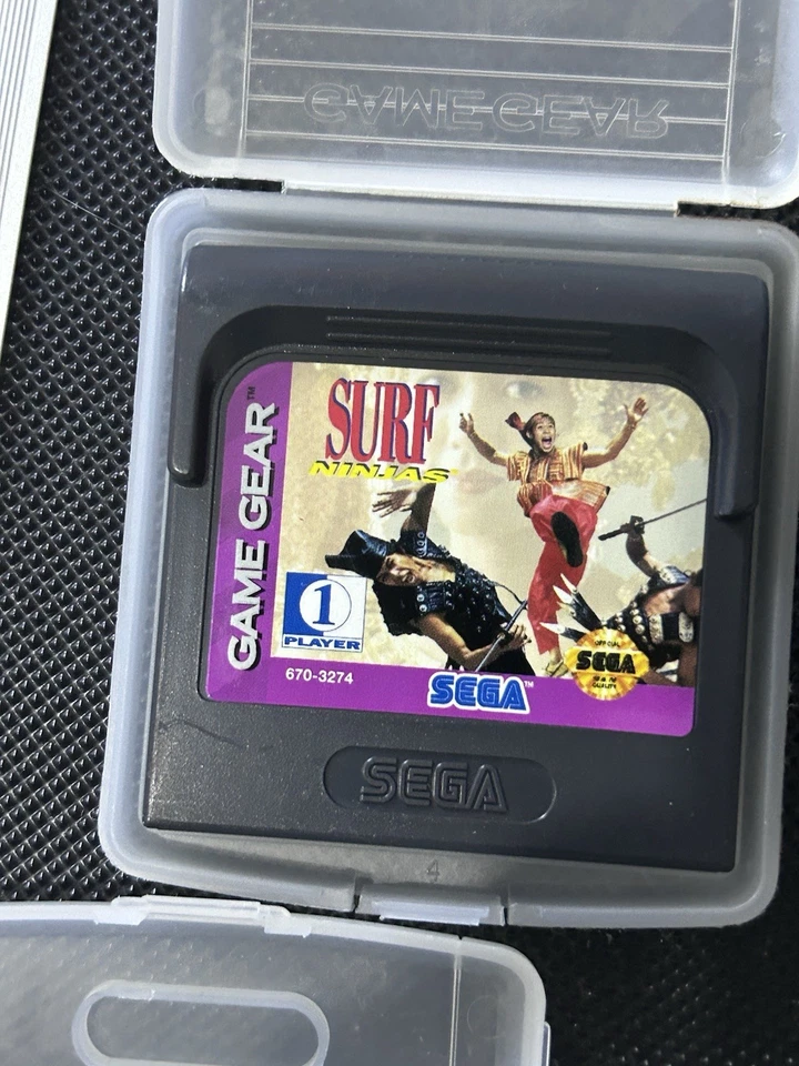 Lote de 6 juegos de Sega Game Gear Nba Jam, Shaq Fu, Srf Ninjas, Madden Nfl, C Foto 3 de 4
