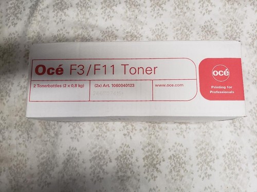 OCE F3/F11 SCHWARZER TONER 1070020678 2 FLASCHEN NEU VERSIEGELT.