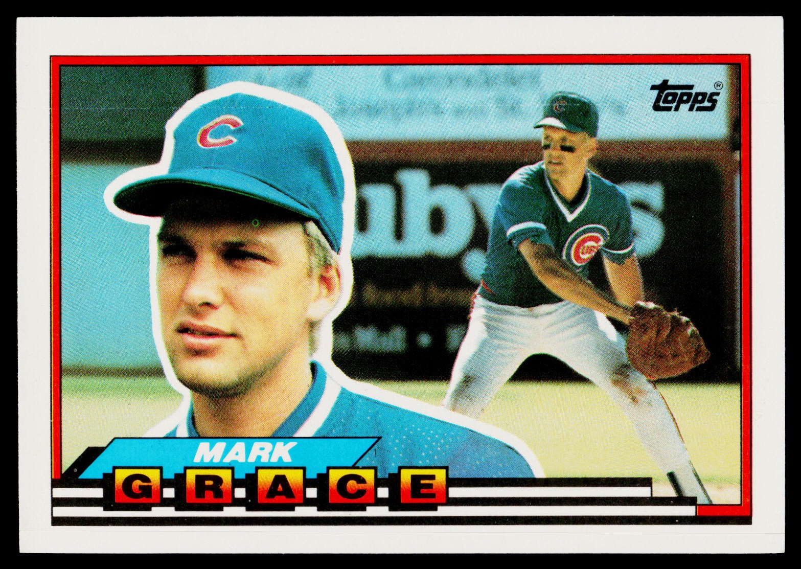 1989 Topps Big - Mark Grace #189 - Chicago Cubs